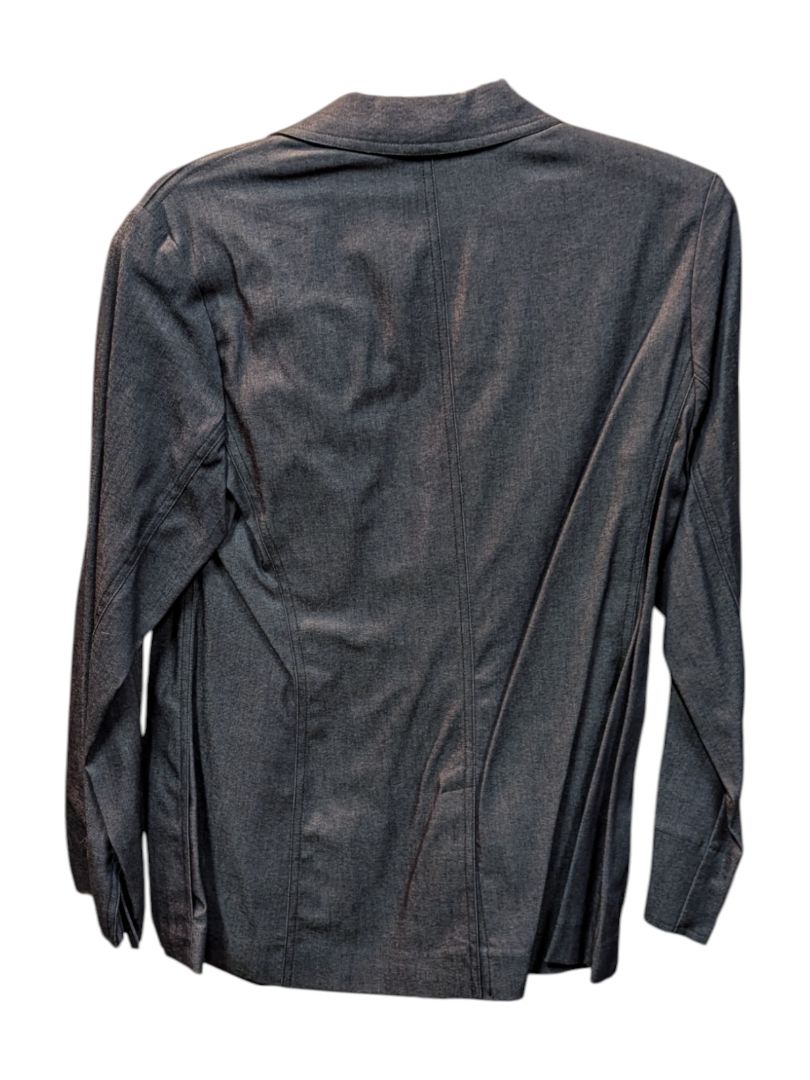 Grey Button Up Blazer Mikane Size 6