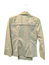 Pistachio Green Button Jacket and Pants w/ Rock Decor (Set of 2) Judy Joannou Size XS