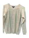 Shimmer White Sweater Parkhurst Size S