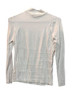 Cream Knitted Shirt w/ Lines Vex Size M