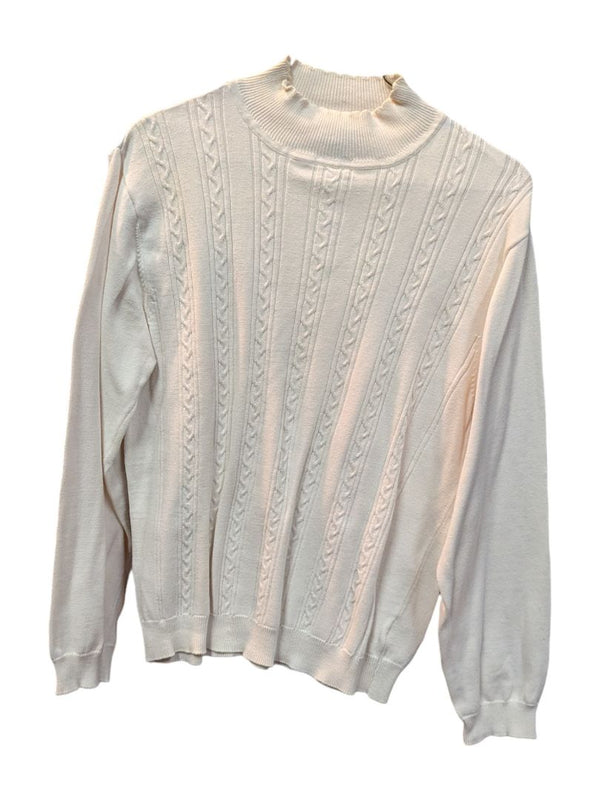 White Soft Knit Sweater Juli Size M