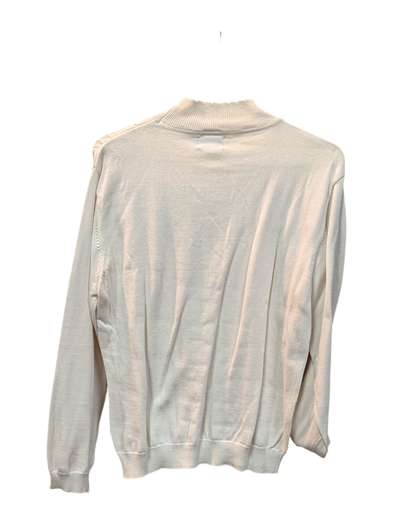 White Soft Knit Sweater Juli Size M