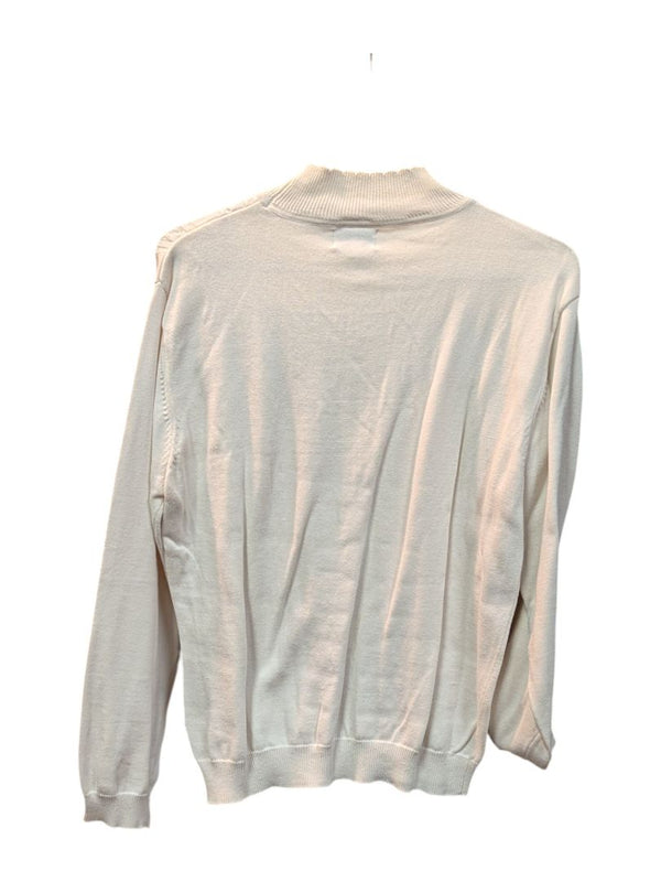 White Soft Knit Sweater Juli Size M