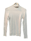 White Turtleneck Soft Knit Sweater Denver Hayes Size M