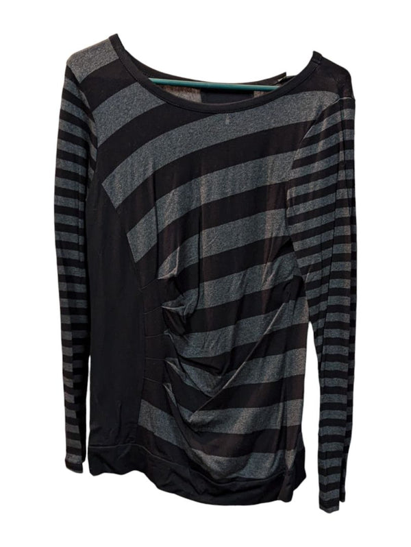 Black and Grey Lining Long Sleeves Dolcezza Size S