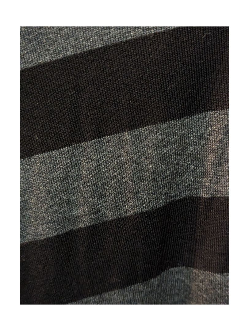 Black and Grey Lining Long Sleeves Dolcezza Size S