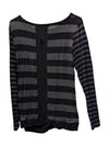 Black and Grey Lining Long Sleeves Dolcezza Size S
