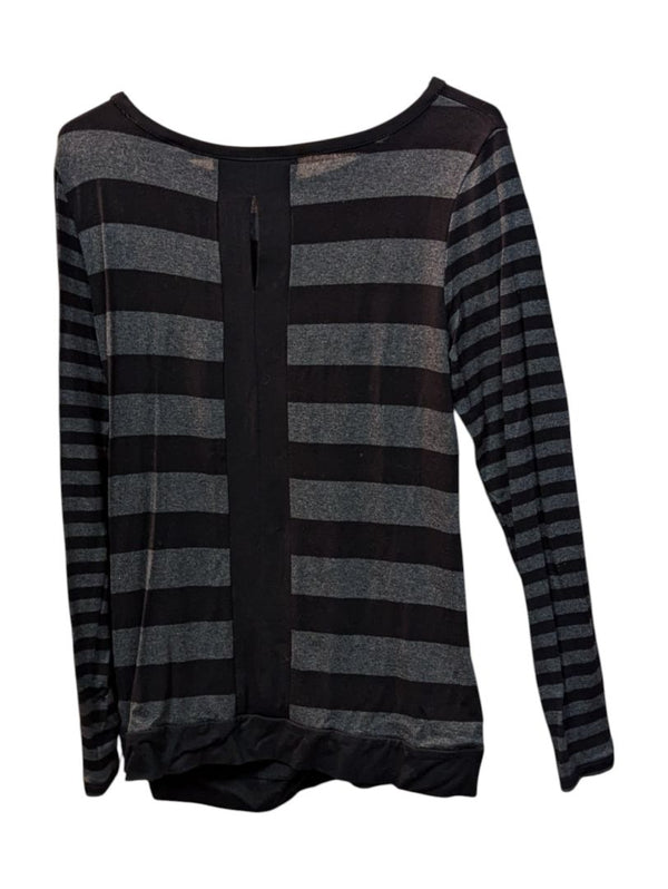 Black and Grey Lining Long Sleeves Dolcezza Size S