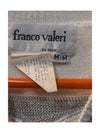 Cream Metalic Stripped Sweater Franco Valeri Size M