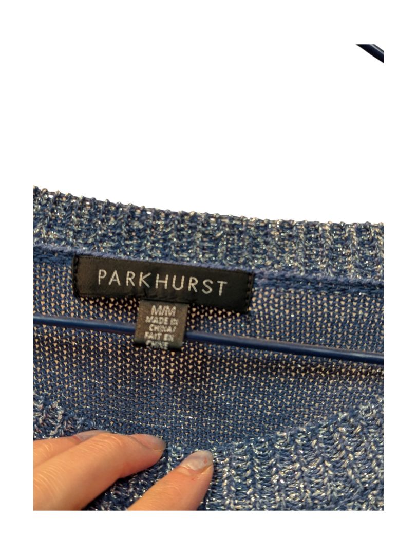 Blue Shimmering Sweater Parkhurst Size M