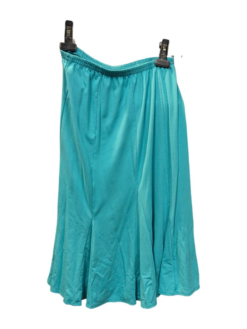Teal Blue Skirt w/ Stretchable Wasit
