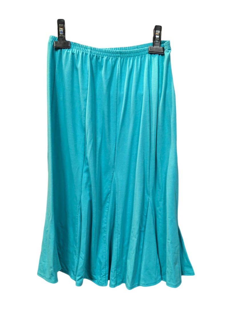 Teal Blue Skirt w/ Stretchable Wasit