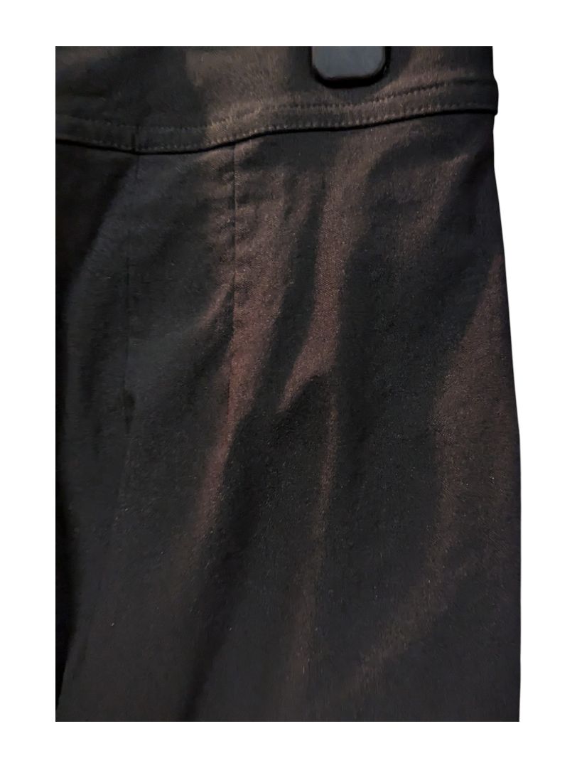 Black Zip-Up Skirt w/ Stretchable Waist Band Frank Lyman Size 4