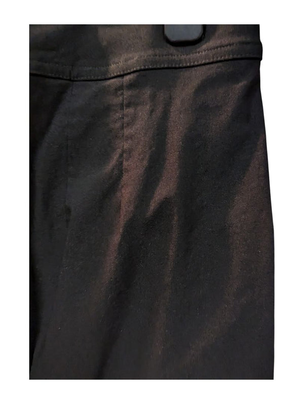 Black Zip-Up Skirt w/ Stretchable Waist Band Frank Lyman Size 4