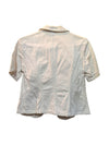White Short Sleeve Suit Jacket w/ Shorts (Set of 2) Chagall Size 4
