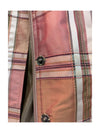 Brown Fannel Wax Coat Puli Size S