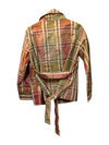 Brown Fannel Wax Coat Puli Size S
