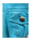 Teal Blue Denim Jacket w/ Grey Trousers (set of 2) Tribal Size 6