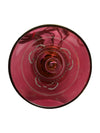 Vintage Bohemian-style Ruby Glass Lamp