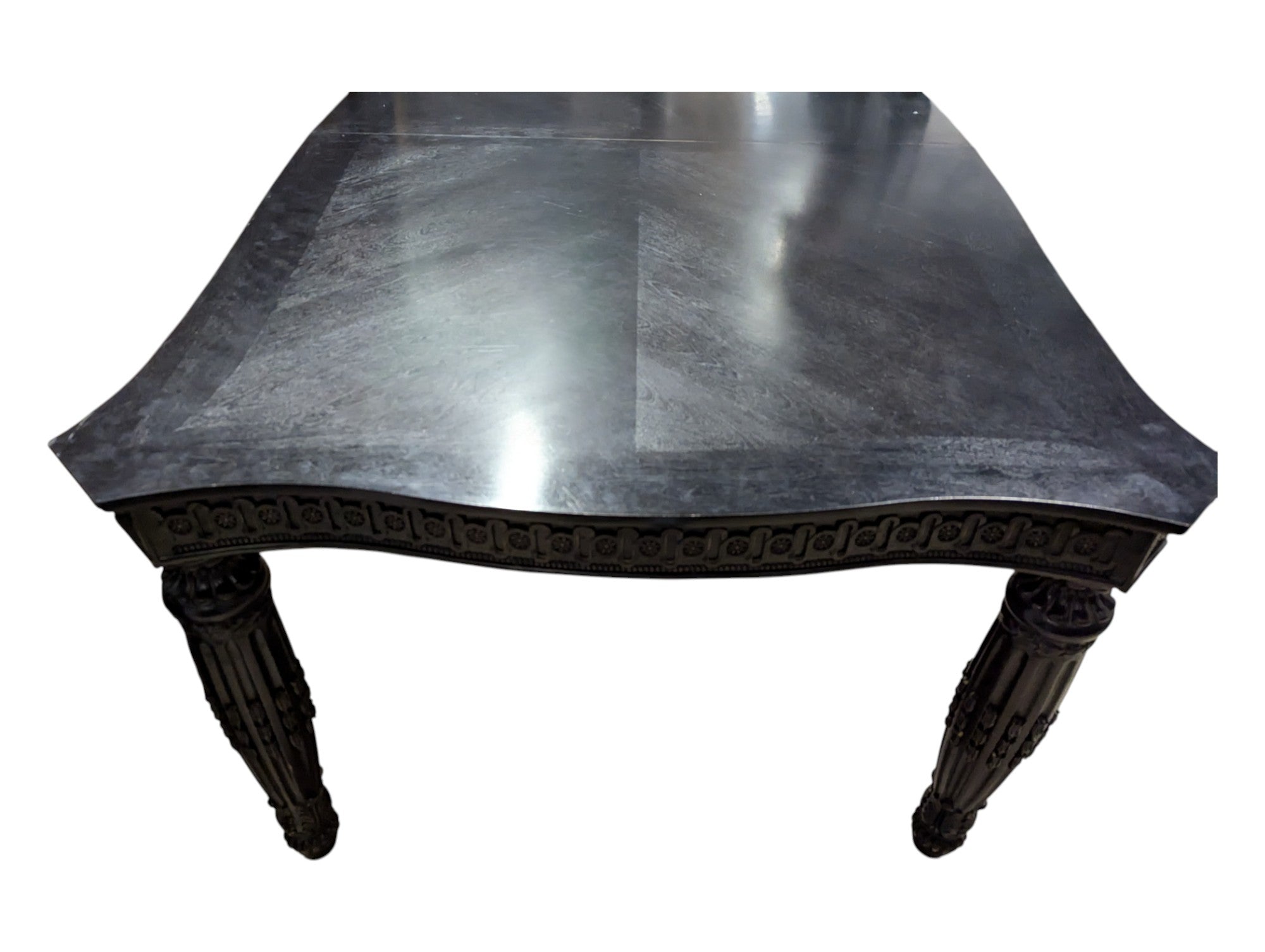 Large Black Victorian Dining Table