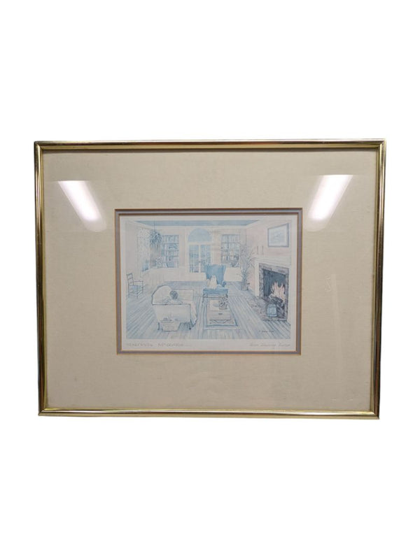 Helen Downing Hunter "Hearthside Afternoon" Print