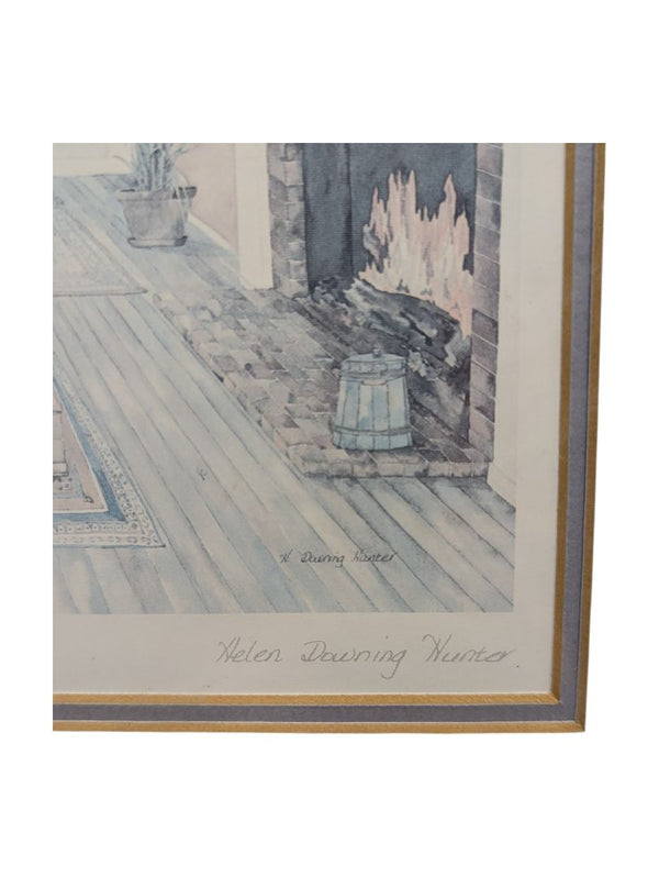 Helen Downing Hunter "Hearthside Afternoon" Print