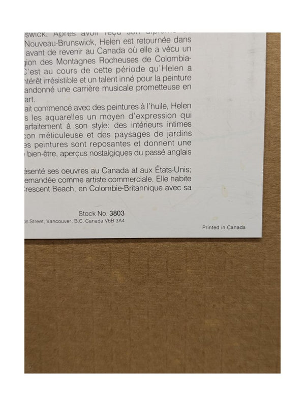 Helen Downing Hunter "Hearthside Afternoon" Print