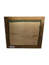 Vintage Silk Painting of Battle Scene w/ Elephants