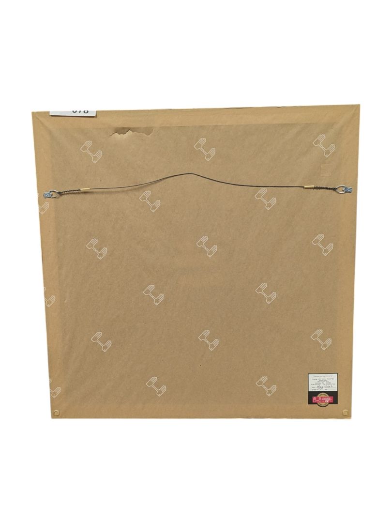 Square Painting Print of Boats