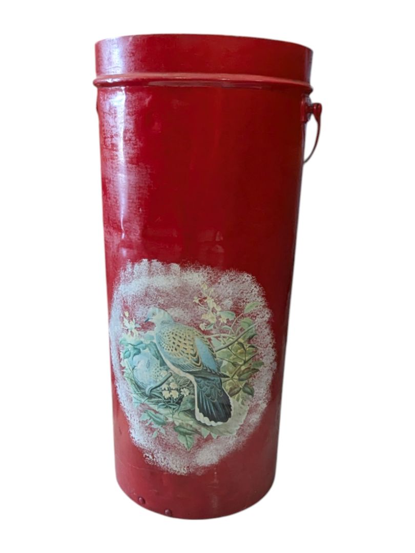 Vintage Red Umbrella Holder
