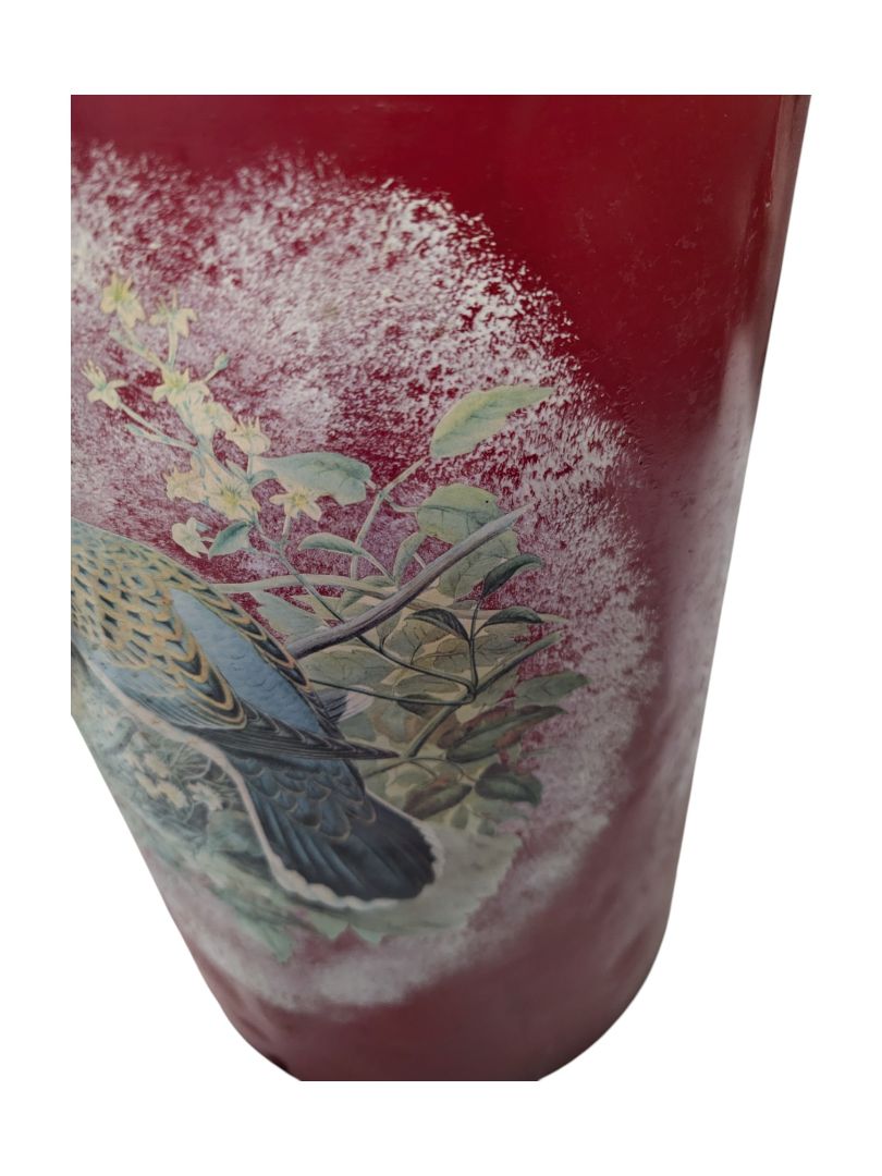Vintage Red Umbrella Holder