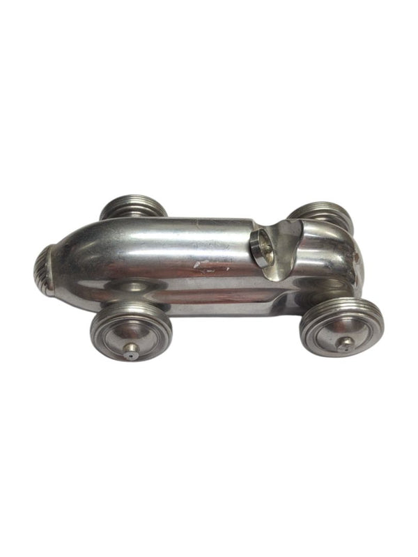 Vintage Aluminum Race Car Model