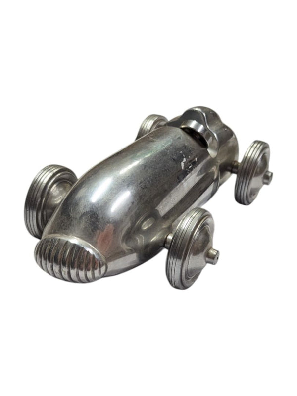 Vintage Aluminum Race Car Model