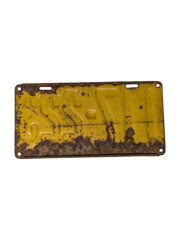 1924 Ontario License Plate