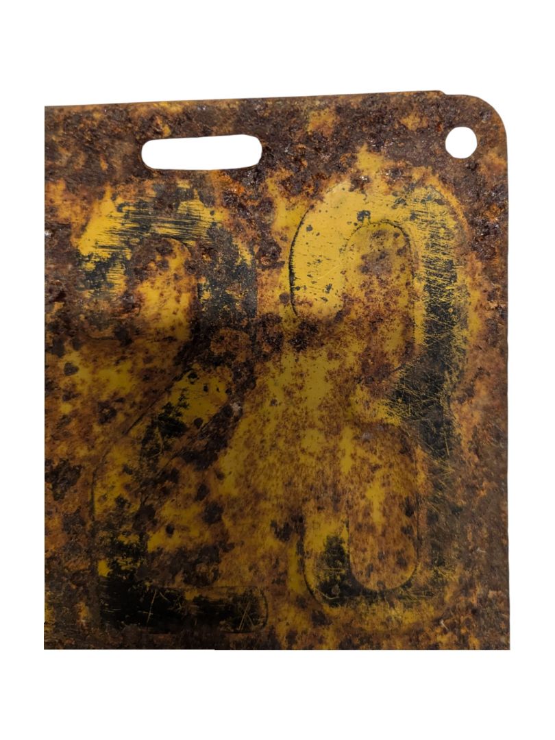 1924 Ontario License Plate