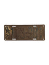 1922 Ontario License Plate (2 pieces)