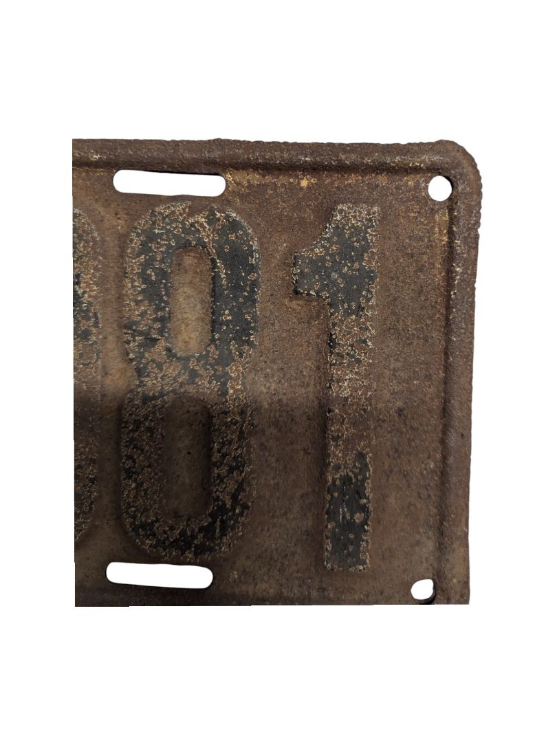 1922 Ontario License Plate (2 pieces)