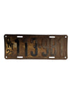 1922 Ontario License Plate (2 pieces)
