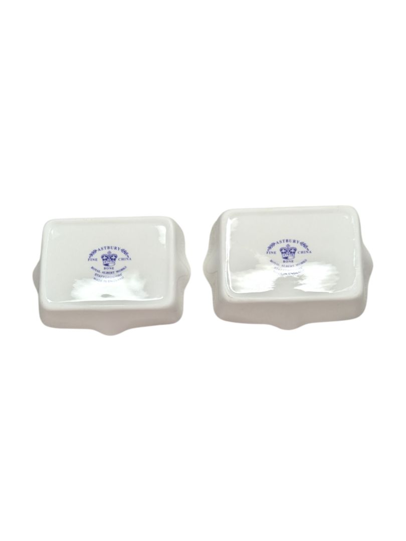 Astbury Procelain Flower Card Holders (set of 2)