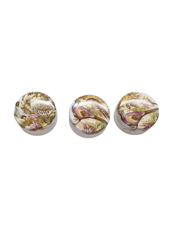 Vintage Bird Paste Pot (set of 3)