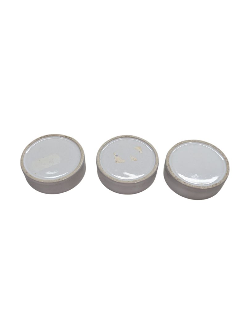 Vintage Bird Paste Pot (set of 3)