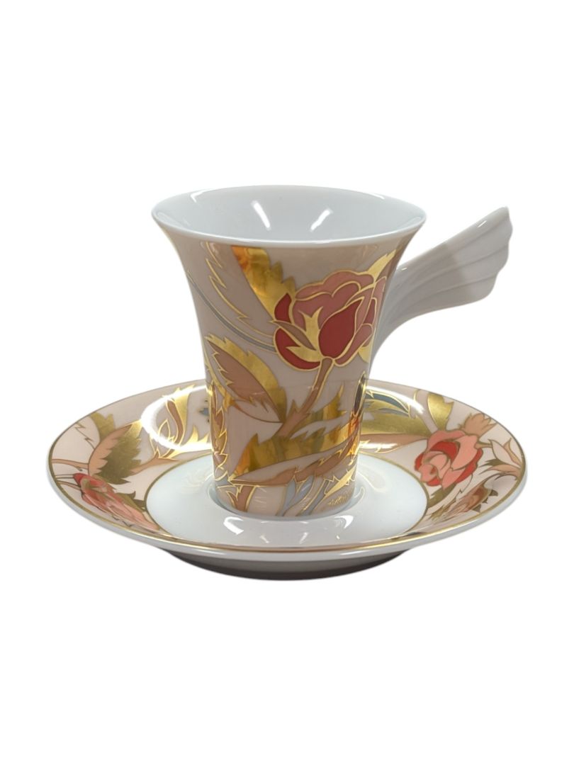 Rosenthal Golden Leaves Espresso Cup w/ Saucer (2 pcs)