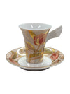 Rosenthal Golden Leaves Espresso Cup w/ Saucer (2 pcs)
