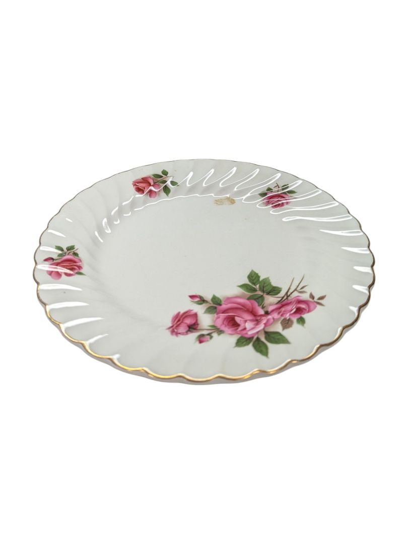 Snowhite Regenoy Pink Rose Plates (2 pcs)