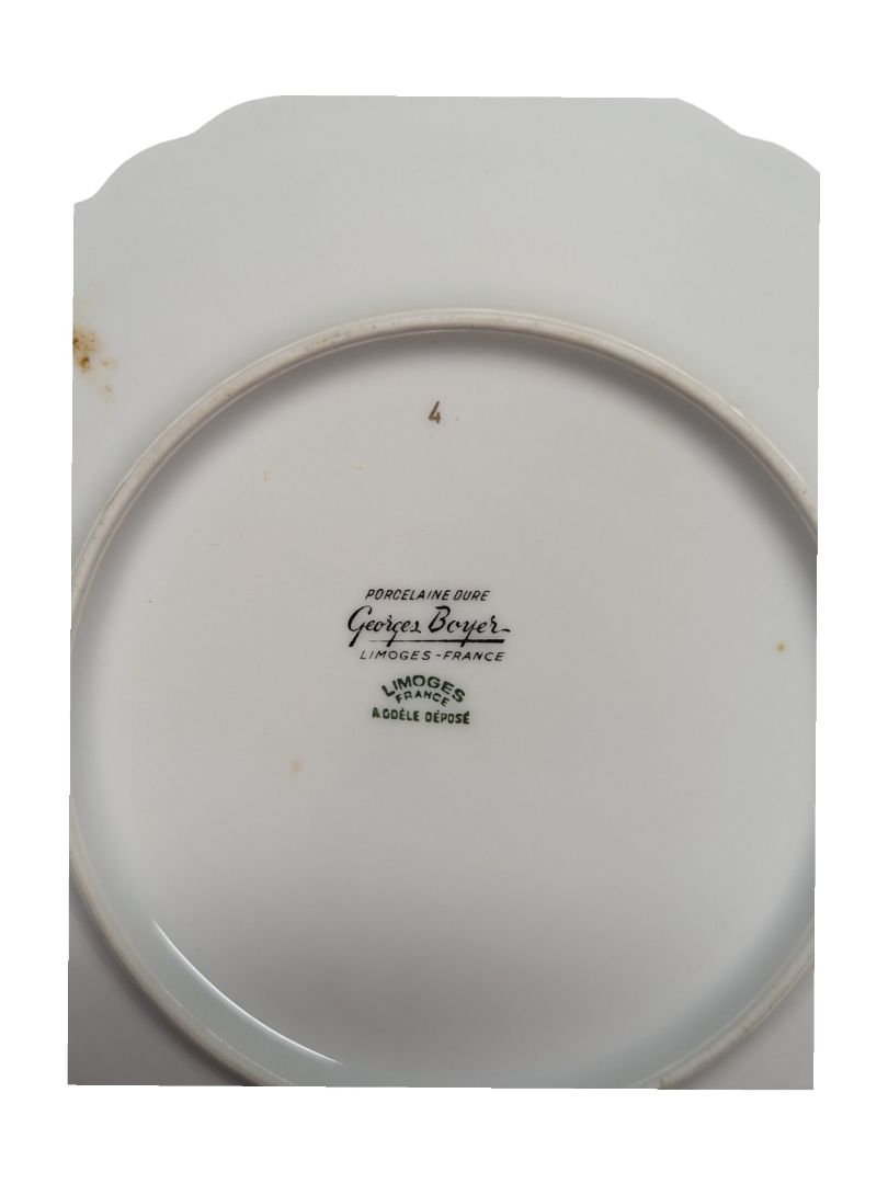 Limoges Porcelain Bird Plate