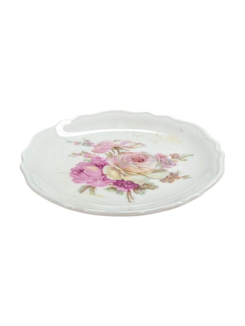 Limoges Porcelain Flower Saucer