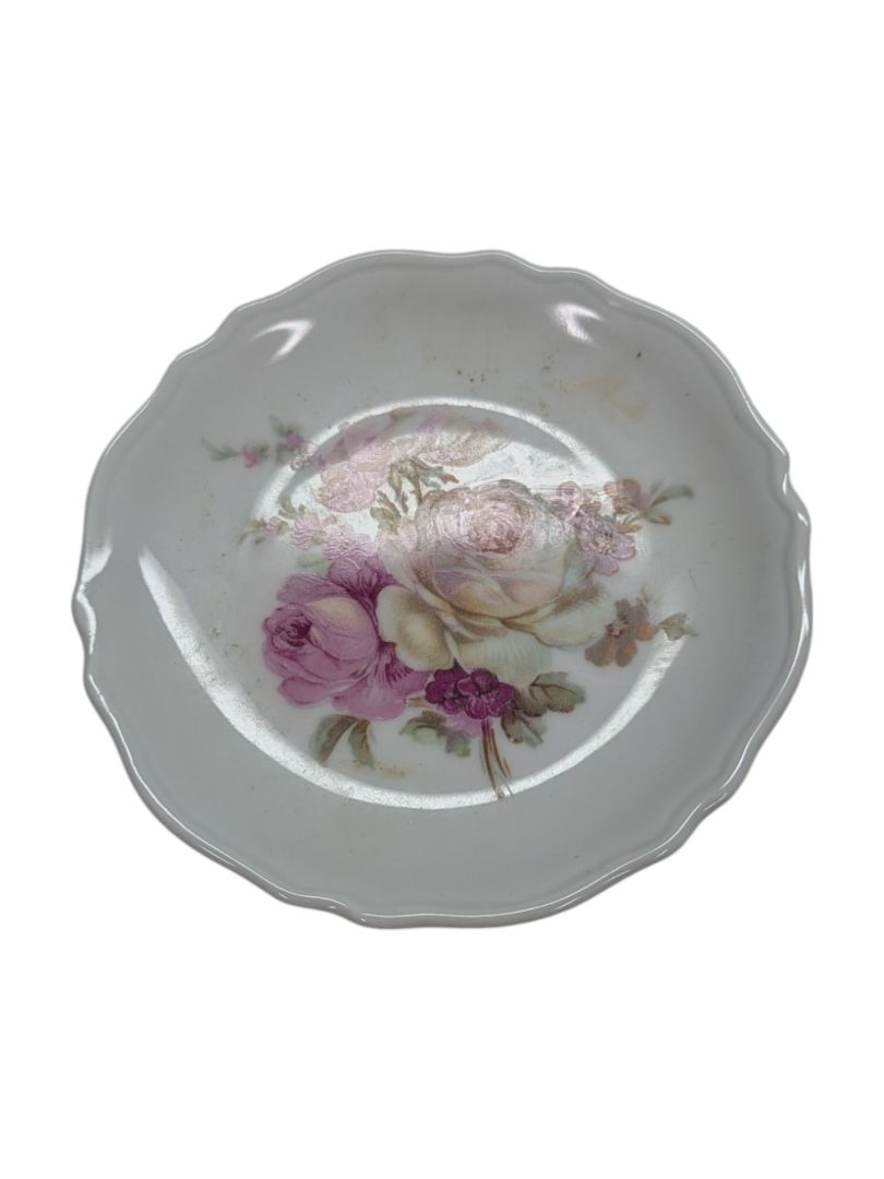 Limoges Porcelain Flower Saucer