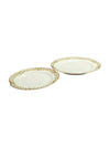 Haviland Golden Rim Porcelain Plates Set (2 pcs)