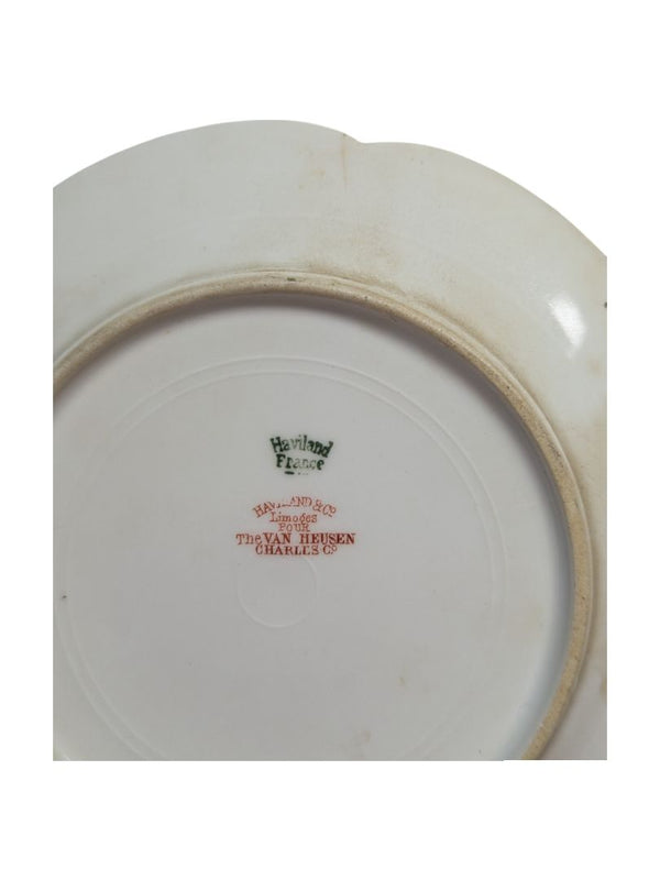 Haviland Golden Rim Porcelain Plates Set (2 pcs)