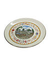 The Reesor Family Plate 22 k gold Trim